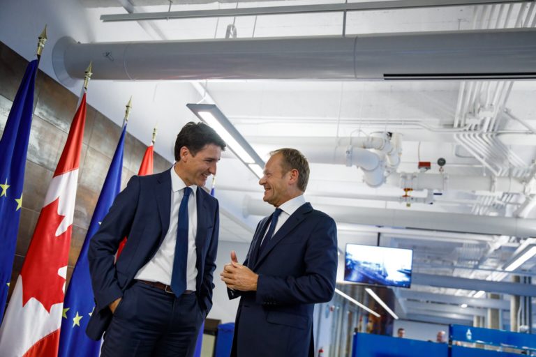 justin trudeau - donald tusk