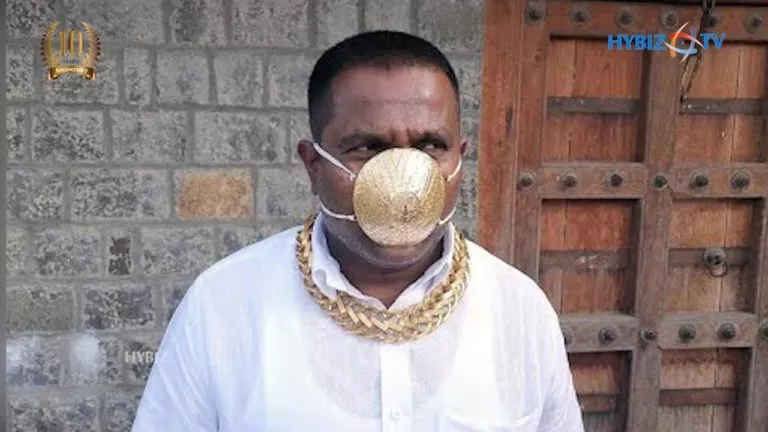 Un indian şi-a comandat o mască din aur pentru a se proteja de COVID-19