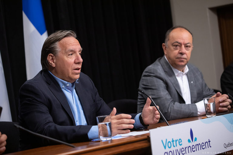 f legault conferinta covid