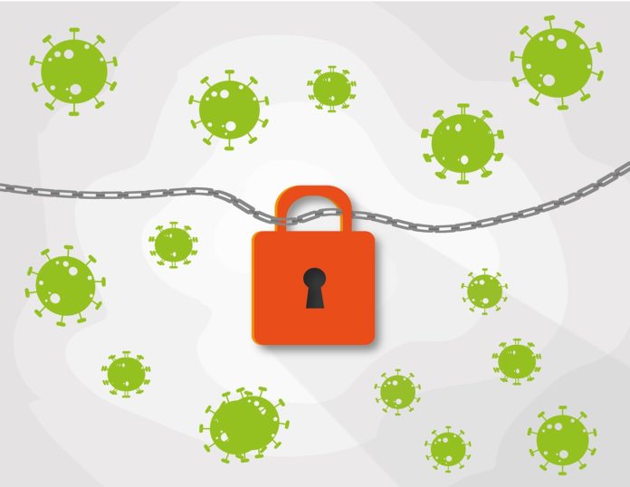 Lockdown Coronavirus Padlock Lock  - Alexandra_Koch / Pixabay