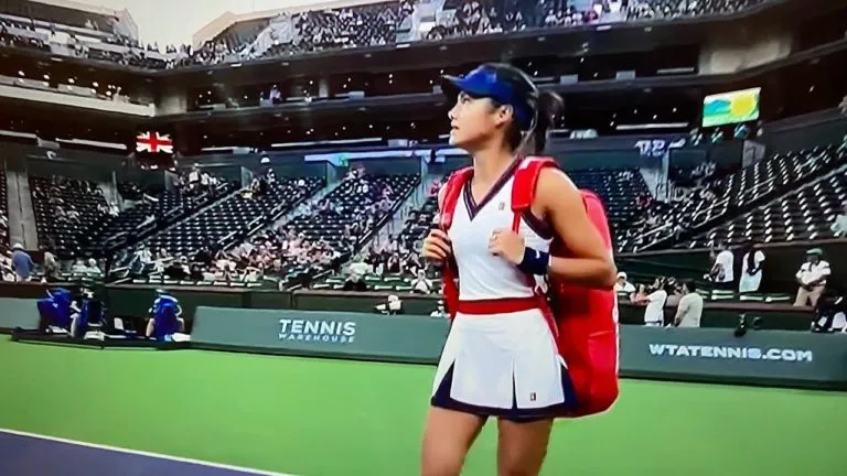 Emma Răducanu, eliminată rapid la Indian Wells