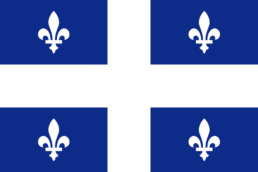 Flag Quebec Fleurdelise - Clker-Free-Vector-Images / Pixabay