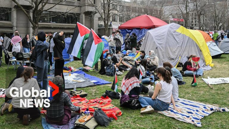 Universitatea McGill a cerut intervenția poliției pentru a pune capăt protestului pro-palestinan din campus