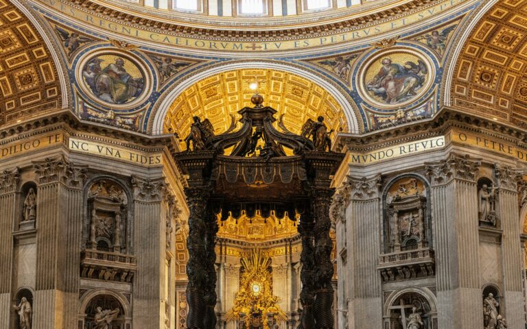 st peter baldachin